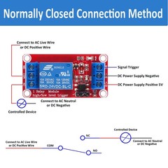24V Relay Module 4pcs Opto Isolated DC Relay Board 10A for MCU Raspberry CNC