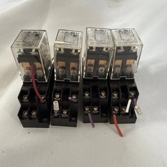 Automation Direct QL2X1-D24 Control Relay 24VDC with SQL08D Socket (lot of 4)