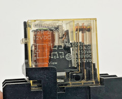 Omron G2R-2-SD 12 VDC Coil Relay w/ Base G2R2SD G2R (TSC)