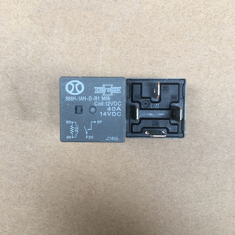 1pc SONG CHUAN 896H-1AH-D-R1 M56 12VDC Automotive Relay 4Pin