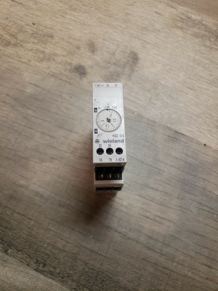 WIELAND R2.064.0390.0 Timer relay NGZ12-S AC/DC 24-240V