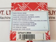 Carlo Gavazzi DPA01 3-Phase Voltage Monitoring Relay 208-480VAC 50-60Hz