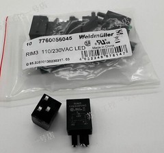 1 bag (10pcs) Weidmuller Relay LED module RIM 3 110/230VAC LED ，7760056045
