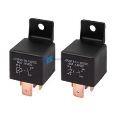 2Pcs JD2912 4 Pin SPDT Power Electromagnetic Relay Pin Width 12V DC 80A 9mm✦Kd