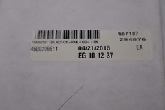 NEW IN BOX Action Pak 4300-118N TRANSMITTER STOCK G269A