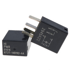 2X 4-PIN Relay Black Multi-Purpose Relay for Fusion F150 F-250