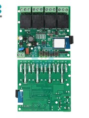 AC220V 3Mode 4Way WiFi Remote Control Relay Switch Module 433MHz Works with Tuya