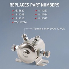 70-111224S1 DC Power Solenoid 12V Amps 200 For White Rodgers