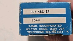 T-Bar Switch Relay 907-48C-24 Open Box