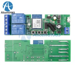 USB5V / DC7-32V 2 Channel WIFI Remote Control Relay Switch Module 433MHZ 3 Mode
