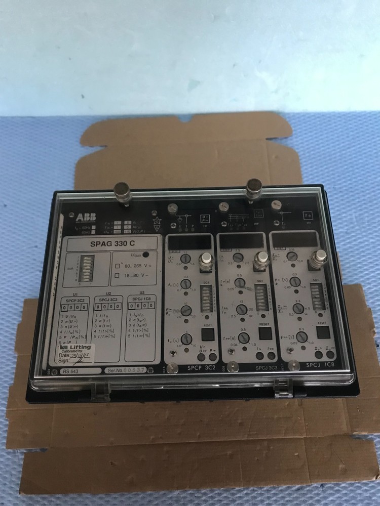 ABB SPAG 330 C DIFFERENTIAL RELAY USG2 – 15 F3 FAST SHIPPING