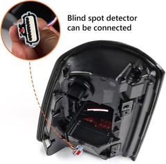 FIONE Tail Light Assembly Compatible with Dodge Ram 1500 2019-2023 Blind Spot Mo
