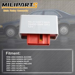 Main Relay Assembly Compatible with Honda 1998-2002 Accord 1998-2004 Odyssey 200