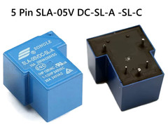 2pcs T90 Coil Relay 5VDC 30A 250VAC 30VDC 5 Pin SLA-05VDC-SL-A (5V Coil)
