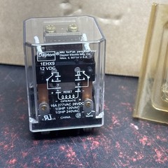 New 1EHX9 dayton Relay Single Coil 16a 277vac 12 Vdc DISCONTINUED LAST ONE