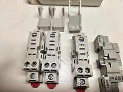 Automation direct PN 781 1C SKT relay socket for SPDT relay plus 1 IDEC SH1B-05