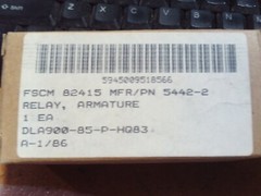 AIRPAX RELAY PART # 5442-2 NSN: 5945-00-951-8566