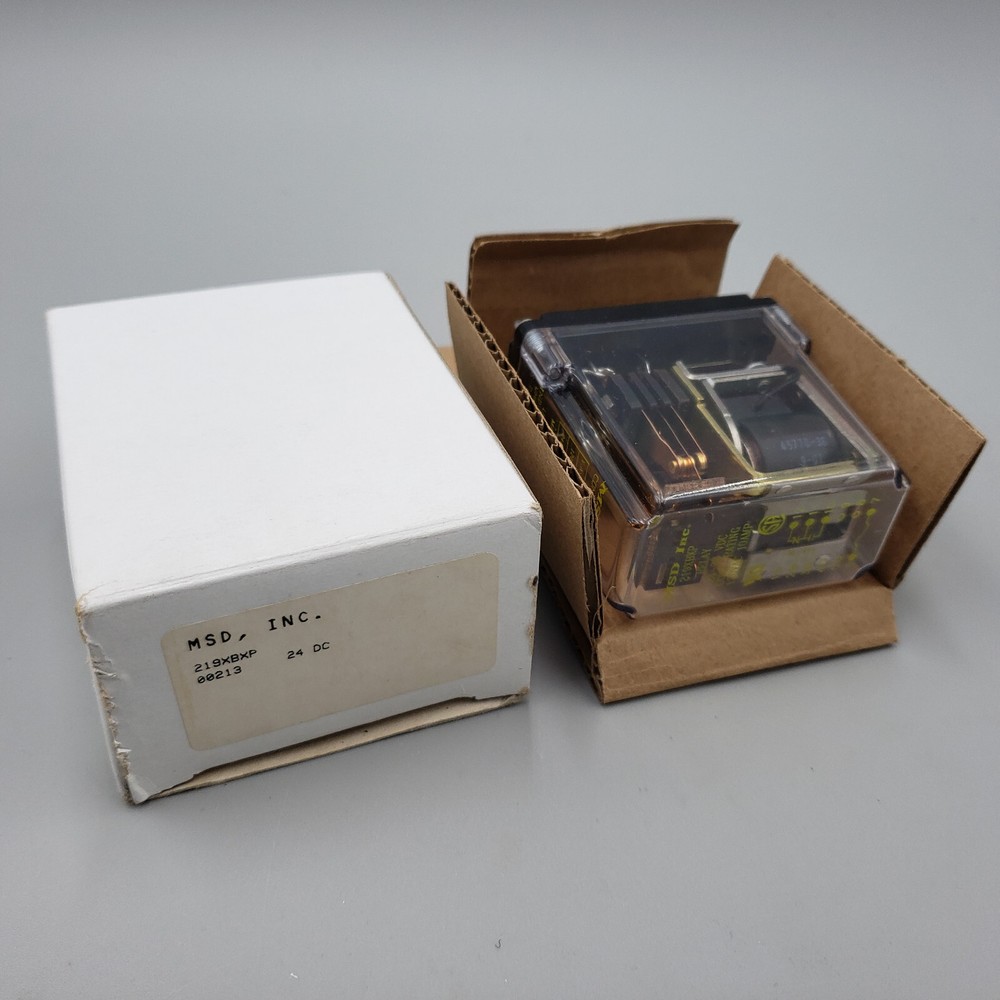 MSD Inc 219XBXP Relay 24-28VDC 120VAC 10amp New Unused
