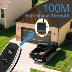 12V Remote Control Switch Wireless,Low Voltage DC 12V-72V 30A RF Relay Switch
