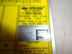 Idec Ibrc 6062r Relay Barrier