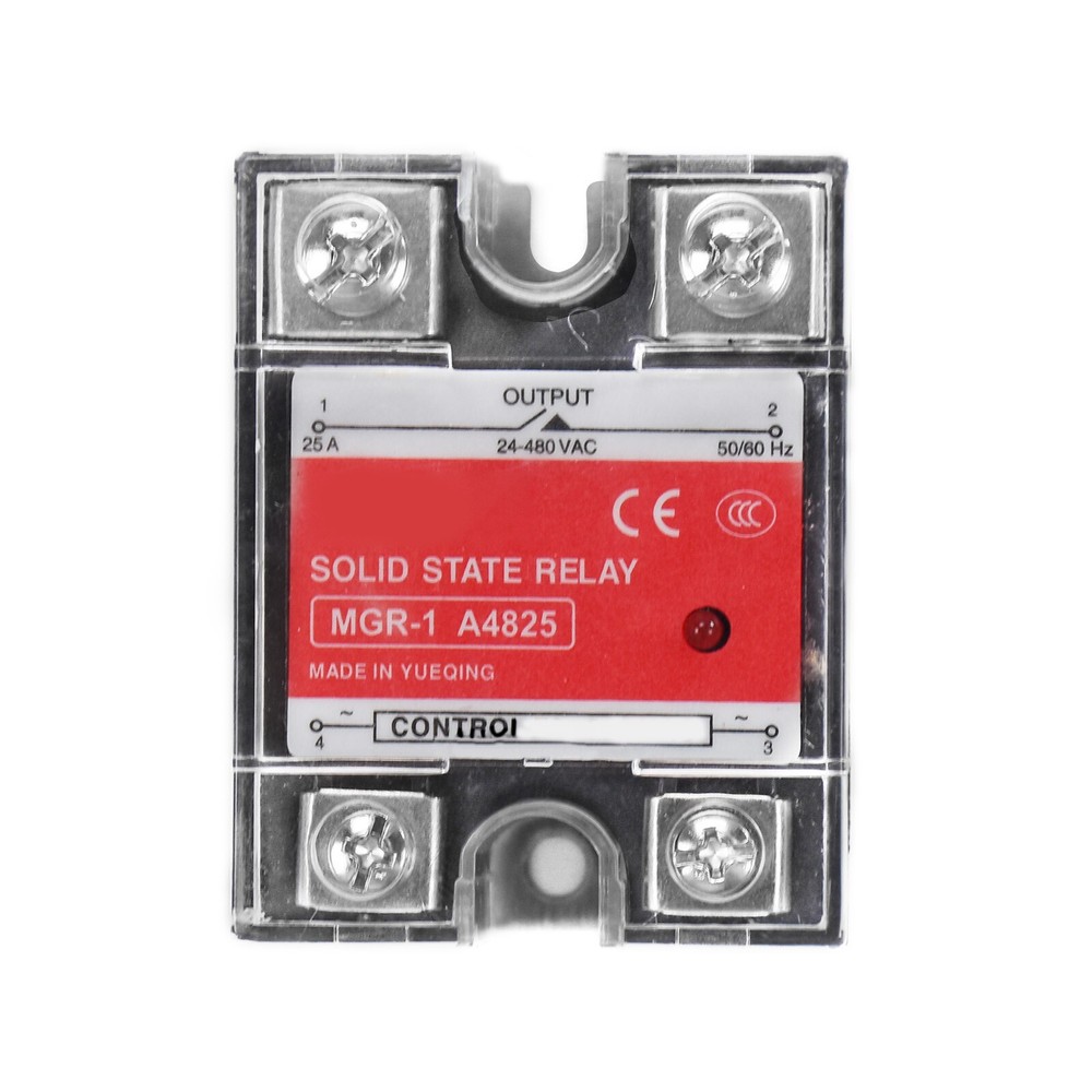 A4825 Solid State Relay for Mager 25A AC-AC Input 7-280V AC Output 24-480VAC Rep