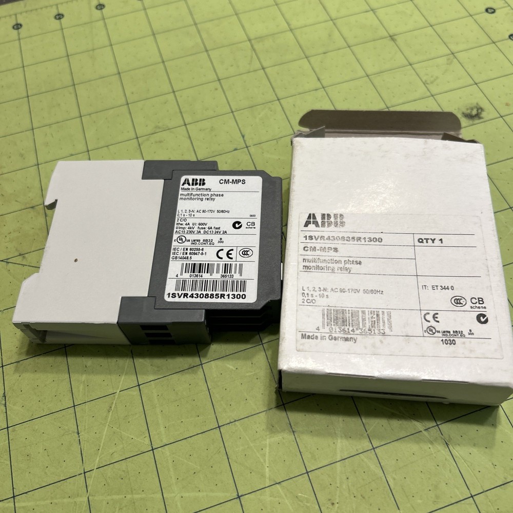 NEW IN BOX ABB CM-MPS Multifunction Phase Monitoring Relay