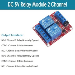 4pcs 2 Channel 5V Relay Module with Optocoupler Support High Low Level Trigger