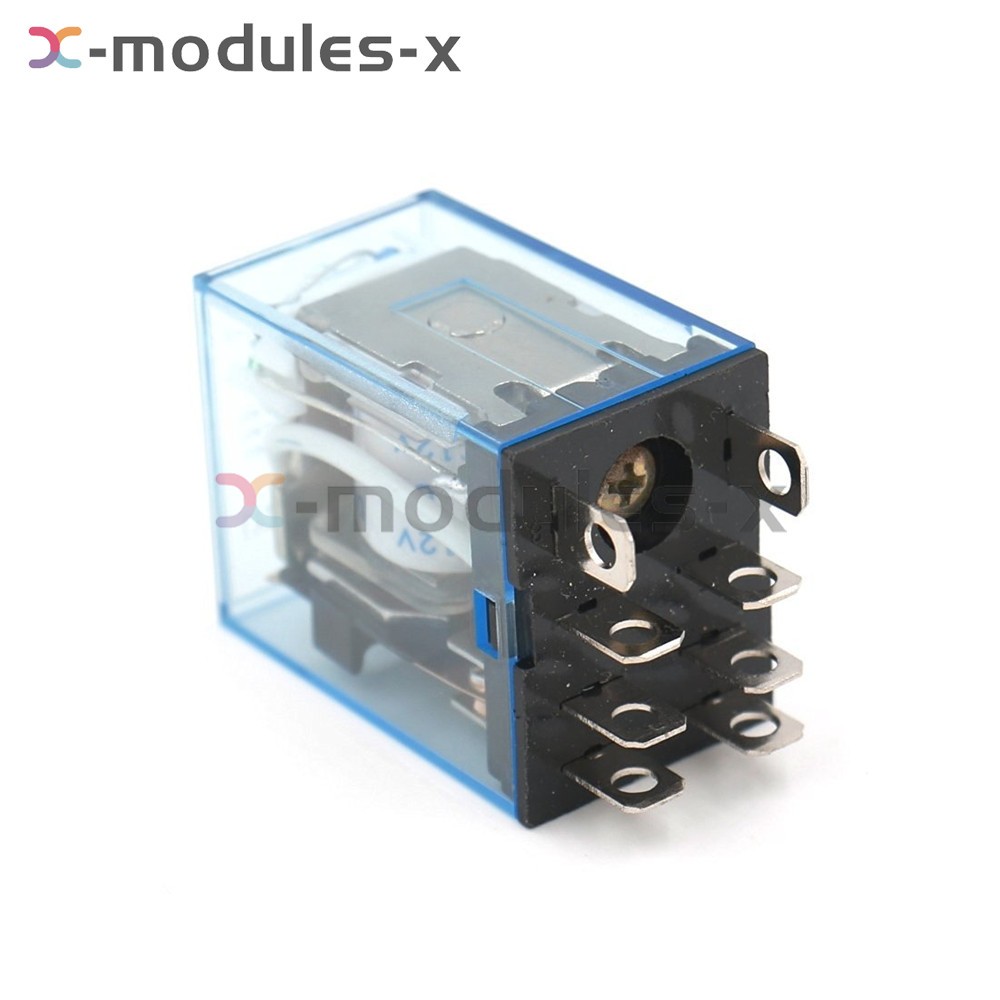 10PCS LY2N-J DC12V LY2NJ Relay 8pins 10A DPDT Coil Power Relay NEW