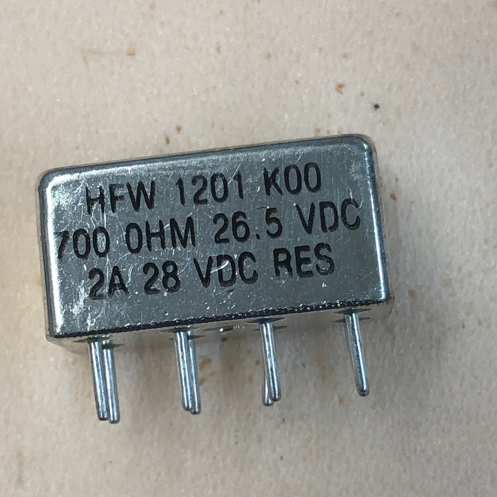 1 EACH TE / COMMUNICATION INSTRUMENTS RELAY – HFW1201K00