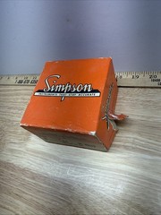 SIMPSON Model #27 DIRECT CURRENT 0-25 DC AMPS GAUGE PANEL METER USA VTG