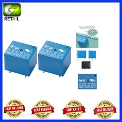 Dual 12V DC 10A PCB Power Relay Set – SPDT, Perfect for Electrical Projects