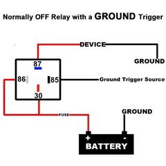 Automotive Relay 12V DC 4 Pin SPST Power Switch Kit 40A 30A Car Truck 2 Pack