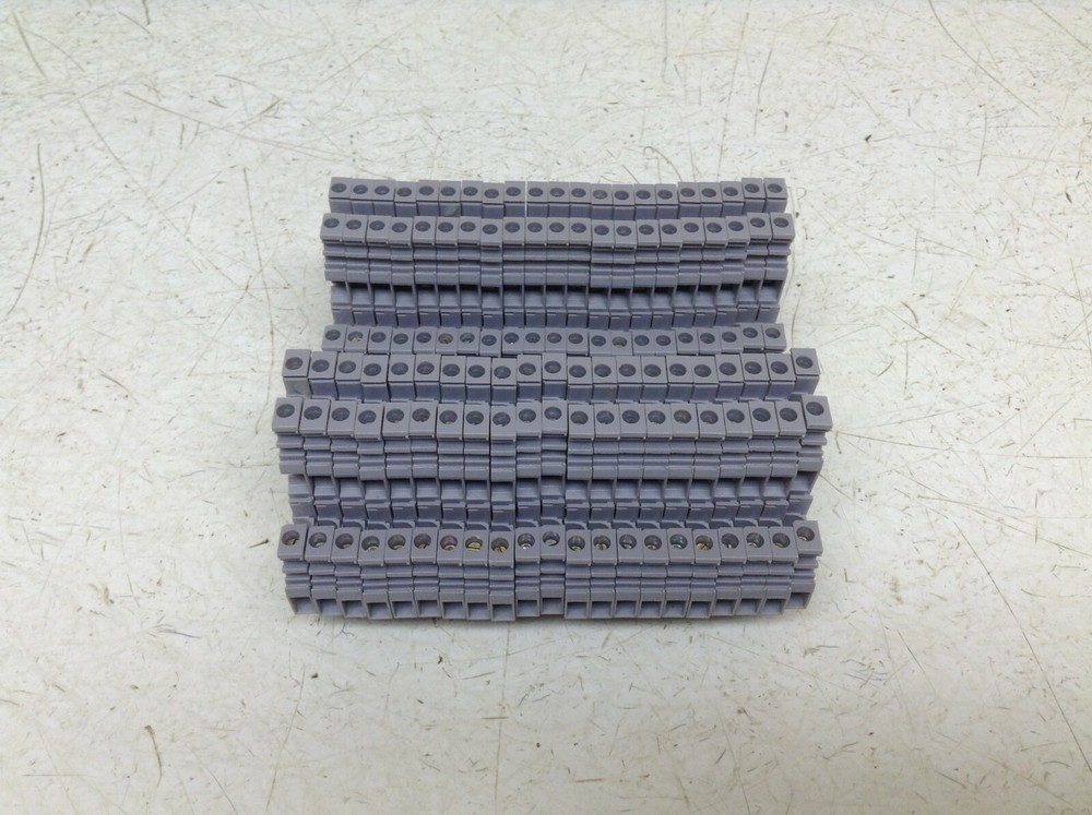 Entrelec M…/6D… Gray Grey Wire Terminal M6D M/6D Lot of 40