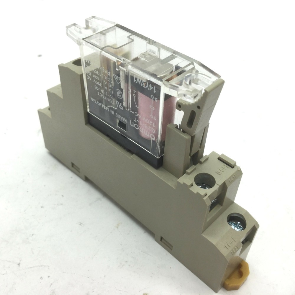 Omron 14Y3W1 G2R-1-T Relay 120VAC Single Pole Double Throw 10A 250VAC 30VDC