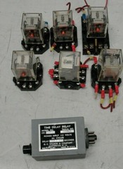 6) Omron MK2P-S Relay Contact 250VAC~/28VDC + 1)GC Wilson Relay 591-14T lot of 7