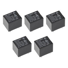5Pcs JQC-3FF-S-H DC 12V Coil Electromagnetic Power Relay 4 Pin PCB