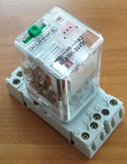 Kuhnke relay RS8301-24VDC incl. socket Z 345