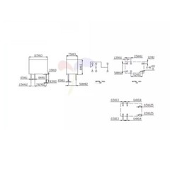 Relay HK23F-DC5V 12V 24V-SHG 2A 6 Pin Power Relays Replace G5V-1-5VDC PCB Mount