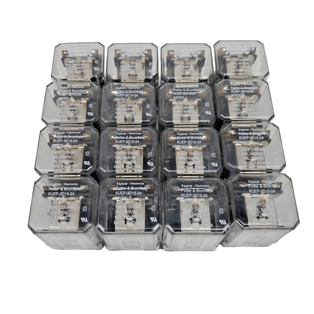 (Lot of 16) Tyco Potter & Brumfield KUEP-3D15-24