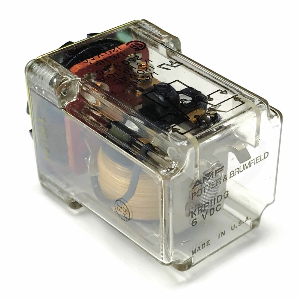 Potter & Brumfield KRP11DG Relay, DPDT, 48VDC, 10A