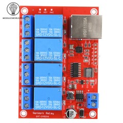 5V 12V 24V 4/8Channel TCPIP Network Relay Module Home Intelligent Control Module