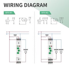 Multifunction Time Relay, Delay ON Off 10A M1 AC DC 24-240V with 10 Relay Tim…