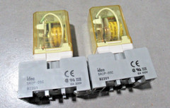 2 Pack IDEC RR2P-UL DC24V General Purpose Relay W SR2P-05C Base *BRAND NEW*