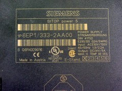 Siemens 6EP1333-2AA00 Stabilized Power Supply 230V AC 24V DC 1.3-5A