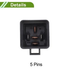 5 Pins 12V 80A Auto Relay Multi Purpose Waterproof Car Relay 2 Pcs