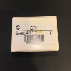 ALLEN BRADLEY 700-HT22AA24 TYPE H TIMING RELAY RANGE: 0.1S-10S SER. A 24 Vac