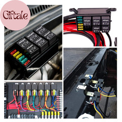 10 Pack SPDT 5PIN Electrical Relays 12V 30/40 Amp 5-Pin Switch Relay for Automot