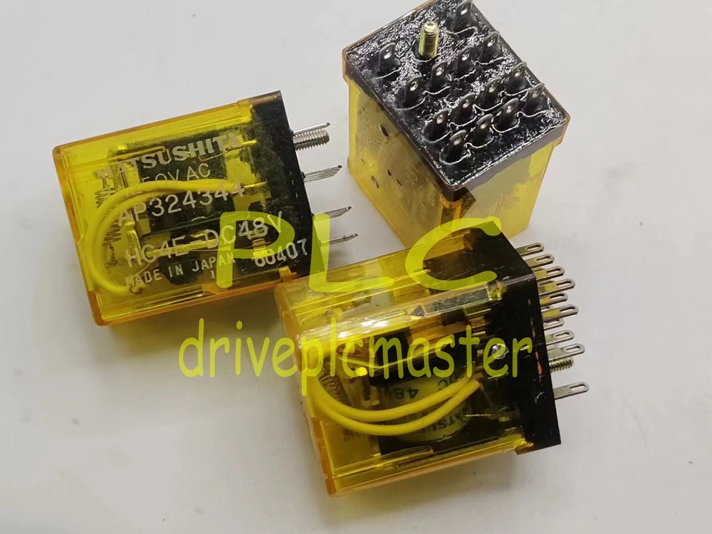 1Pce HC4E-DC48V AP324344 MATSUSHITA Power Relay 14Pins Used #dr
