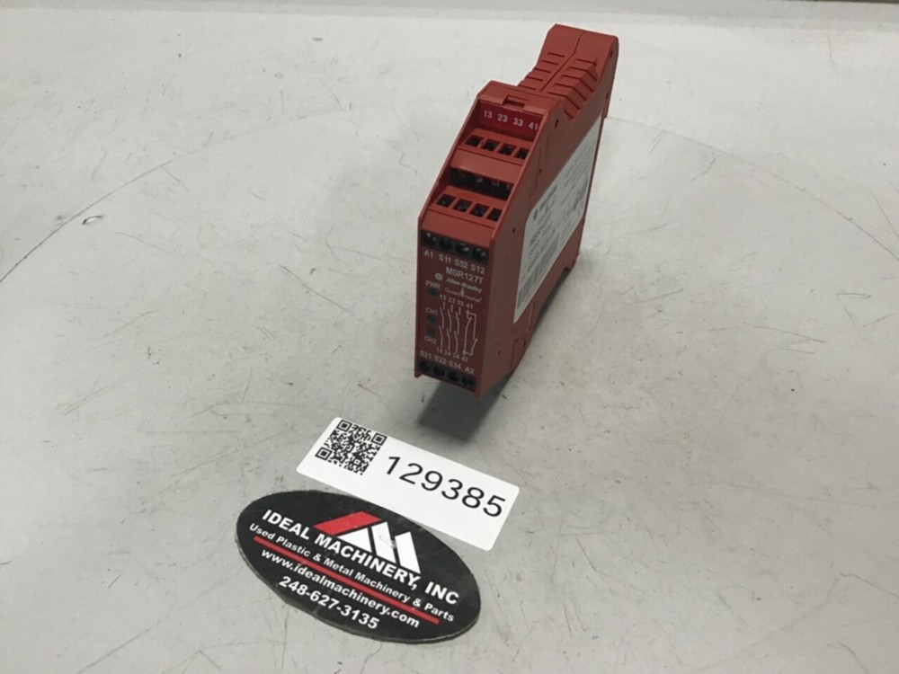 ALLEN BRADLEY Guardmaster Safety Relay 440R-N23126 SER C Used #129385