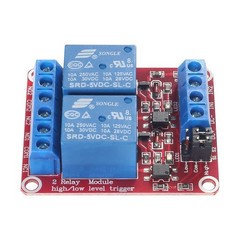 4pcs 2 Channel 5V Relay Module with Optocoupler Support High Low Level Trigger